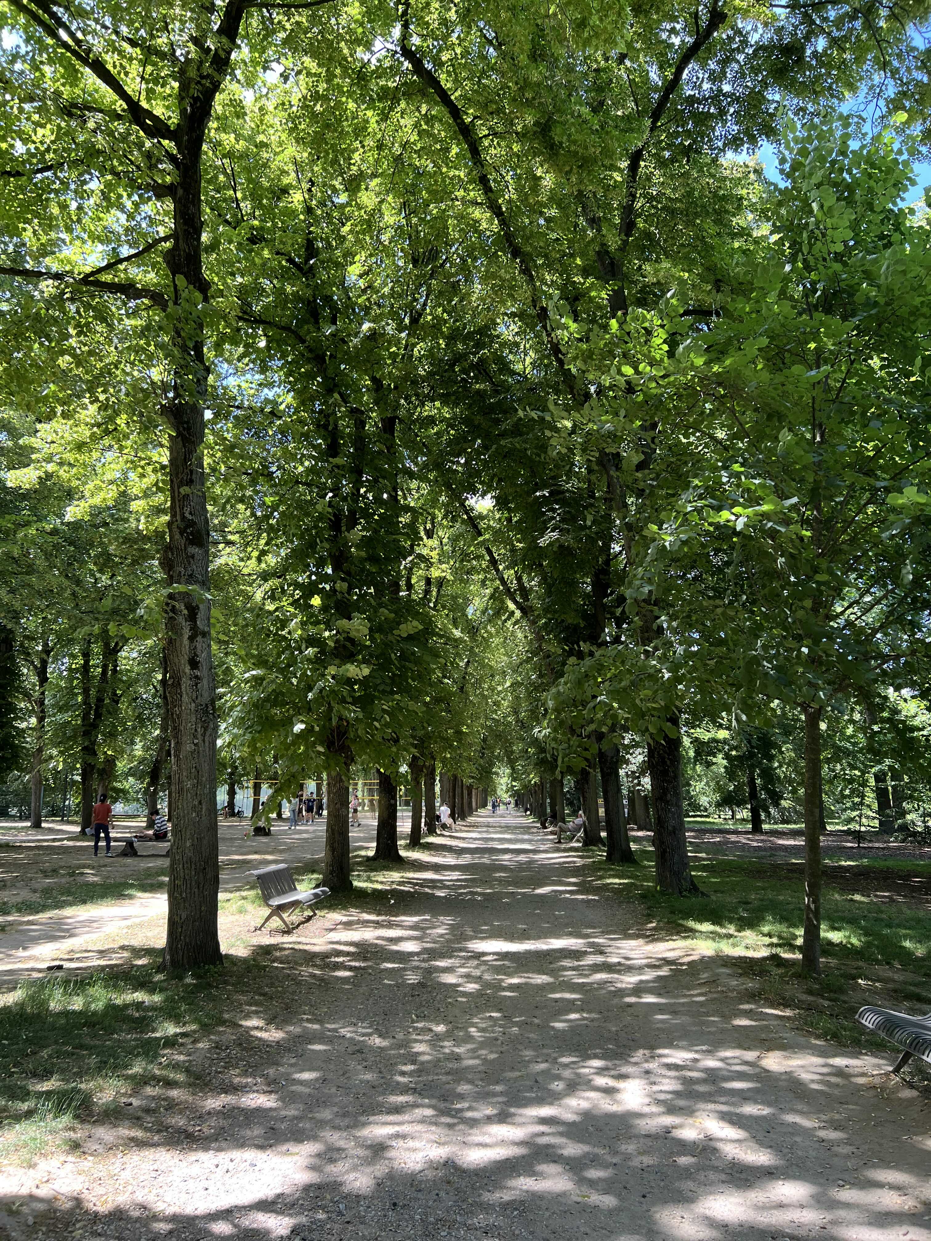 A small path at the Cité Internationale Universitaire de Paris
